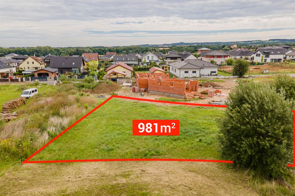Stavební pozemek | 981 m² | Křenice
